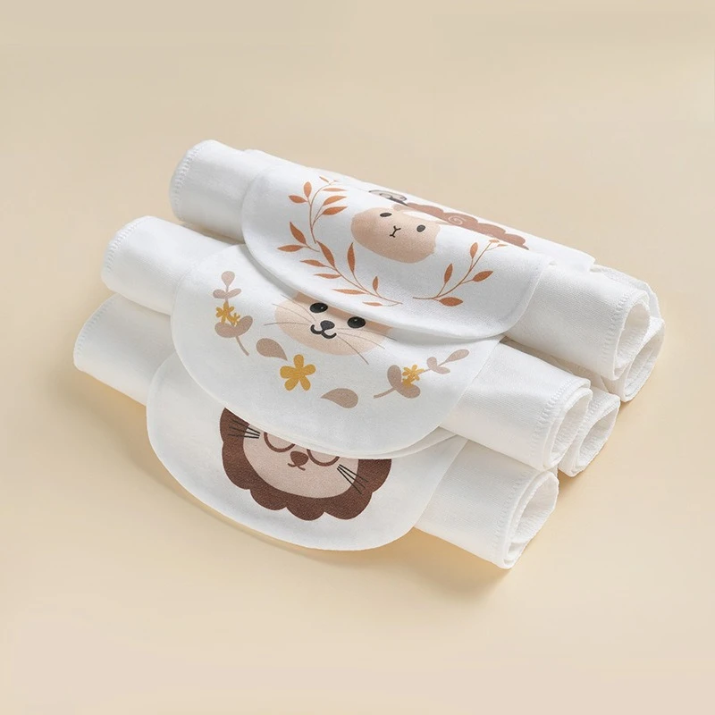 مناشف العرق للأطفال: قطن خالص، على طراز الرسوم المتحركة - للأطفال وأطفال رياض الأطفال. استخدم كمن وسادة أو منشفة خلفية، ناعمة وعملية