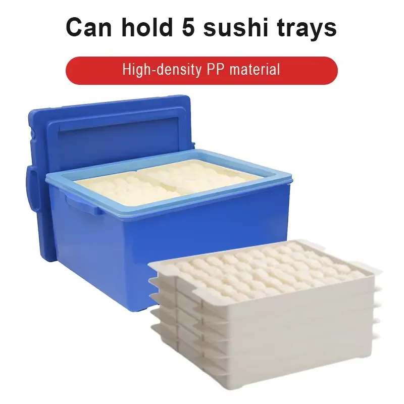 Commercial Sushi Rice Warmer Cabinet Insulated Food Display Box for Restaurant Kitchen High Capacity Heating Storage Unit