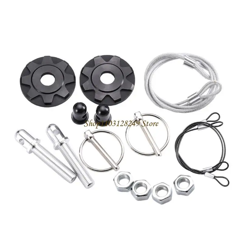 

N5KD автомобильный аксессуар, алюминиевое крепление, штифт для капота, комплект замка для стайлинга автомобиля, комплект замков