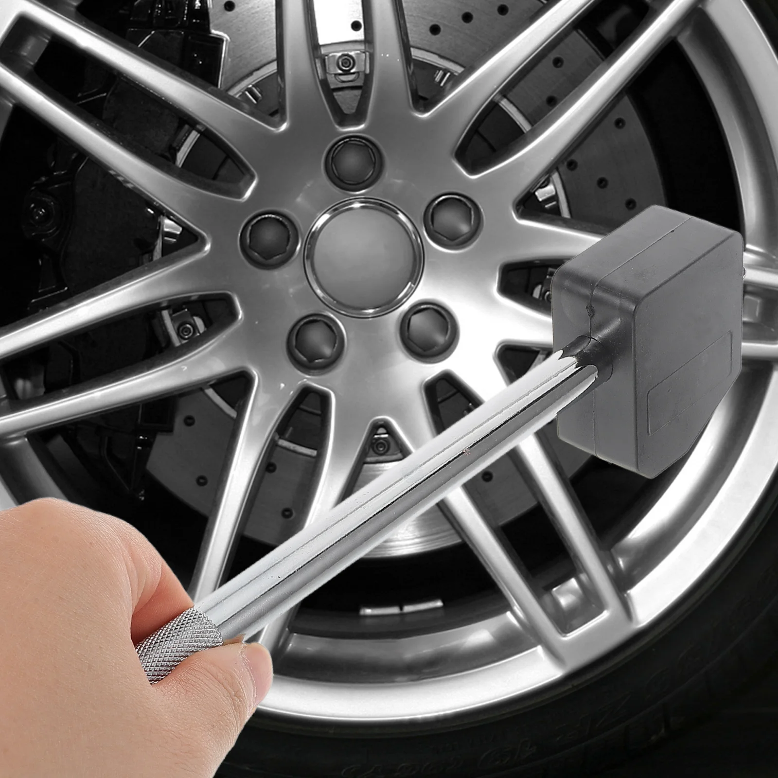 

Инструмент для установки штока клапана вакуумной шины Компактный прочный инструмент для замены шин Эффективное удаление штока клапана для автомобилей, мотоциклов