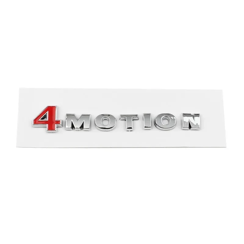 1pcs x Chrome 4 MOTION Rear Boot Trunk Emblem Badge for Volkswagen VW 4MOTION Sticker Decal Passat Tiguan Touareg Golf Polo