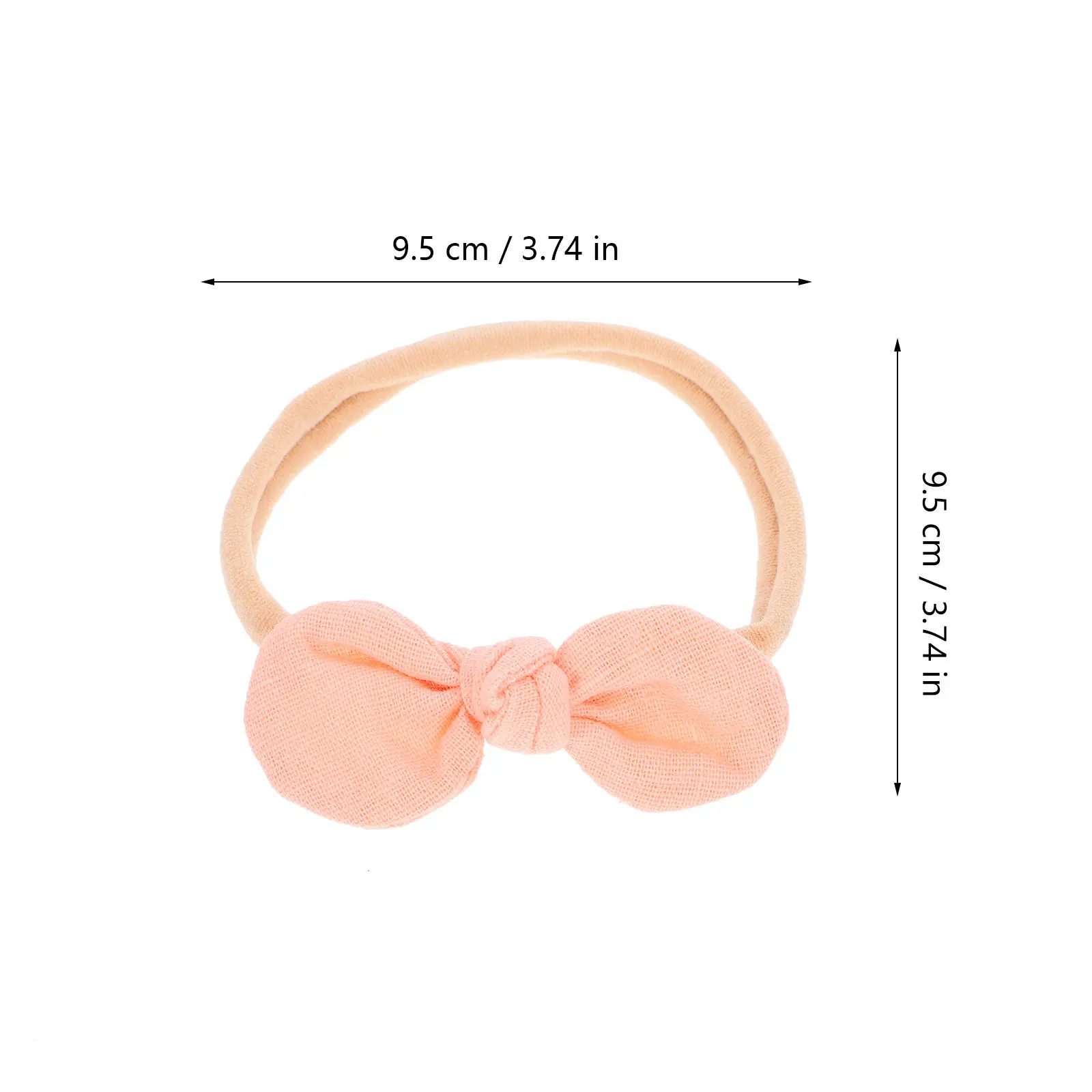 

10pcs Elastic Soft Hair Band For Flax Headband Cute Ear Design No Mark Wedding Festival Photography Nylon Headdress