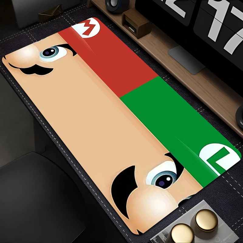 

Коврик для мыши 90x40 см M-Mario Anime, большой коврик для геймеров, компьютерный коврик для мыши Varmilo, аксессуары для клавиатуры, игровой коврик XXL, удлиненный настольный коврик