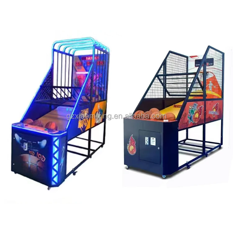 Factory Direct Indoor Adult Street Shooting Basketball Arcade Game Machine New Coin-Operated Metal Coin Pusher Type