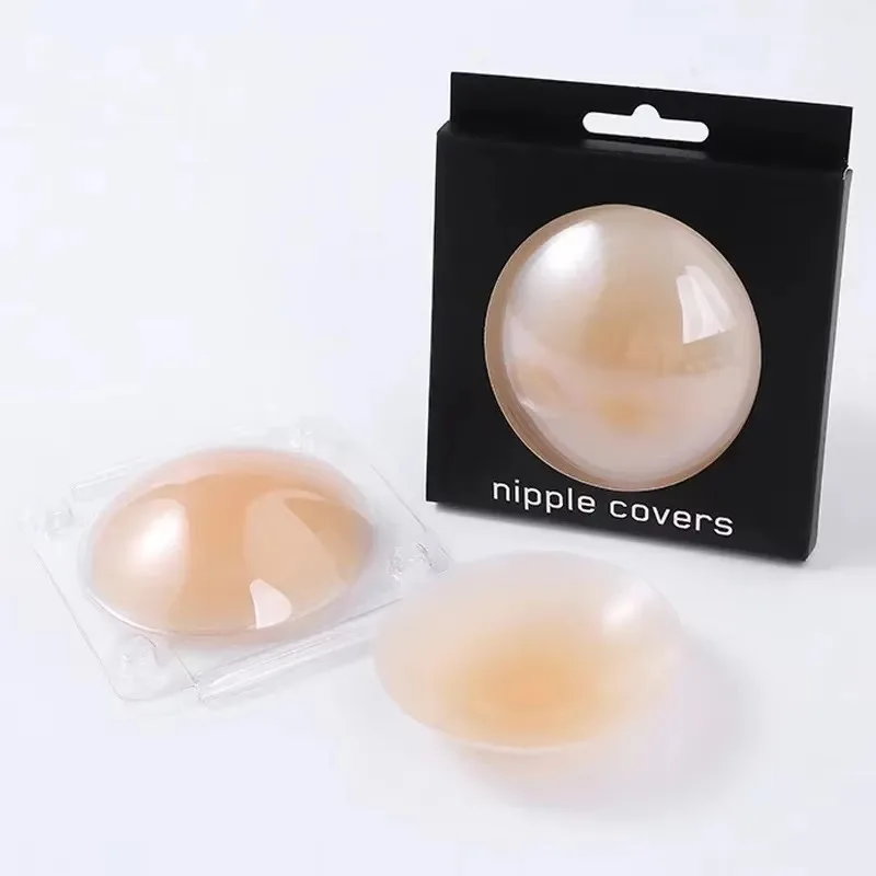 No-glue Solid Nipple Covers Invisible Bra Thin Anti-protrusion Warm Sensation Anti-exposure Chest Stickers