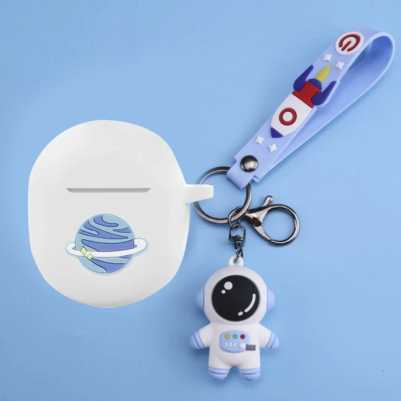 สำหรับ Realme Buds Air 2การ์ตูนไดโนเสาร์/แพนด้าน่ารักหูฟังซิลิโคนป้องกันพร้อมพวงกุญแจอุปกรณ์เสริมกล่อง