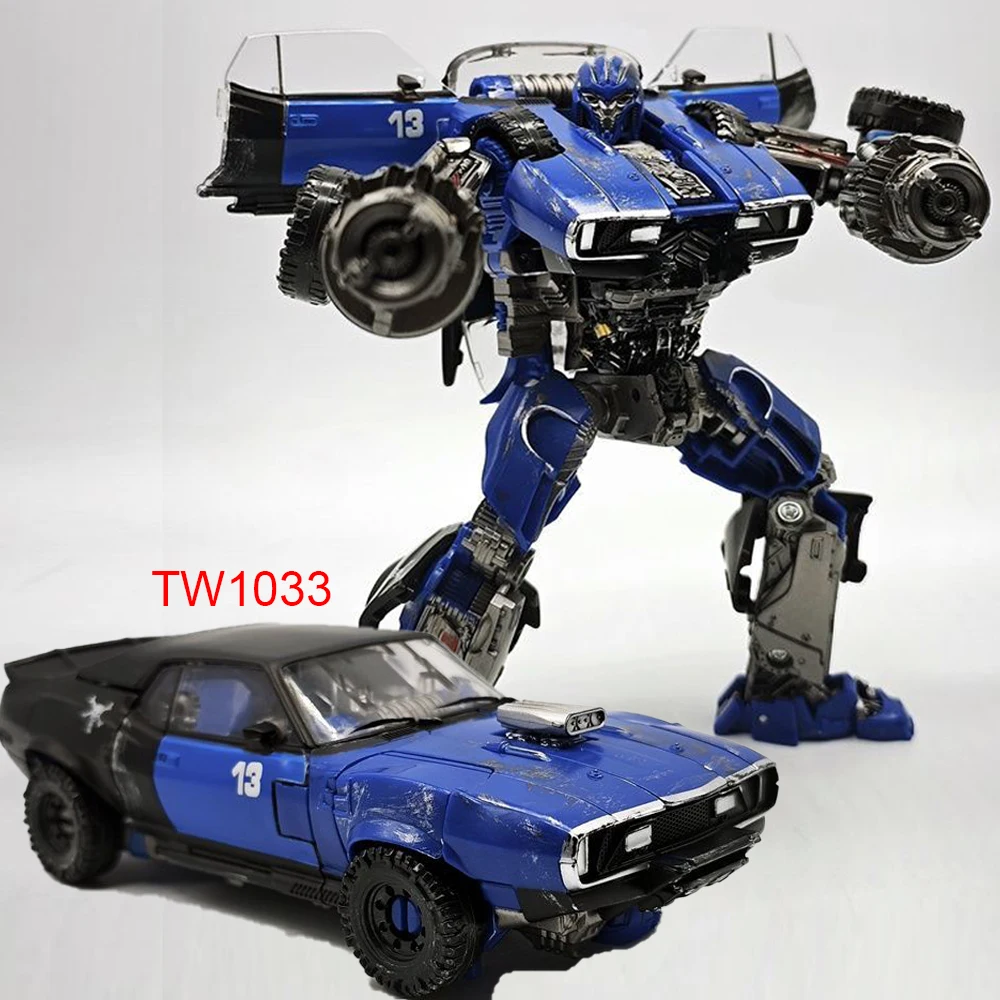 Transformation Toy BAIWEI TW1033 Dropkick Blue Warrior KO SS46 OP01 OP Commander Car Action Figure Deformation Robot Anime Model