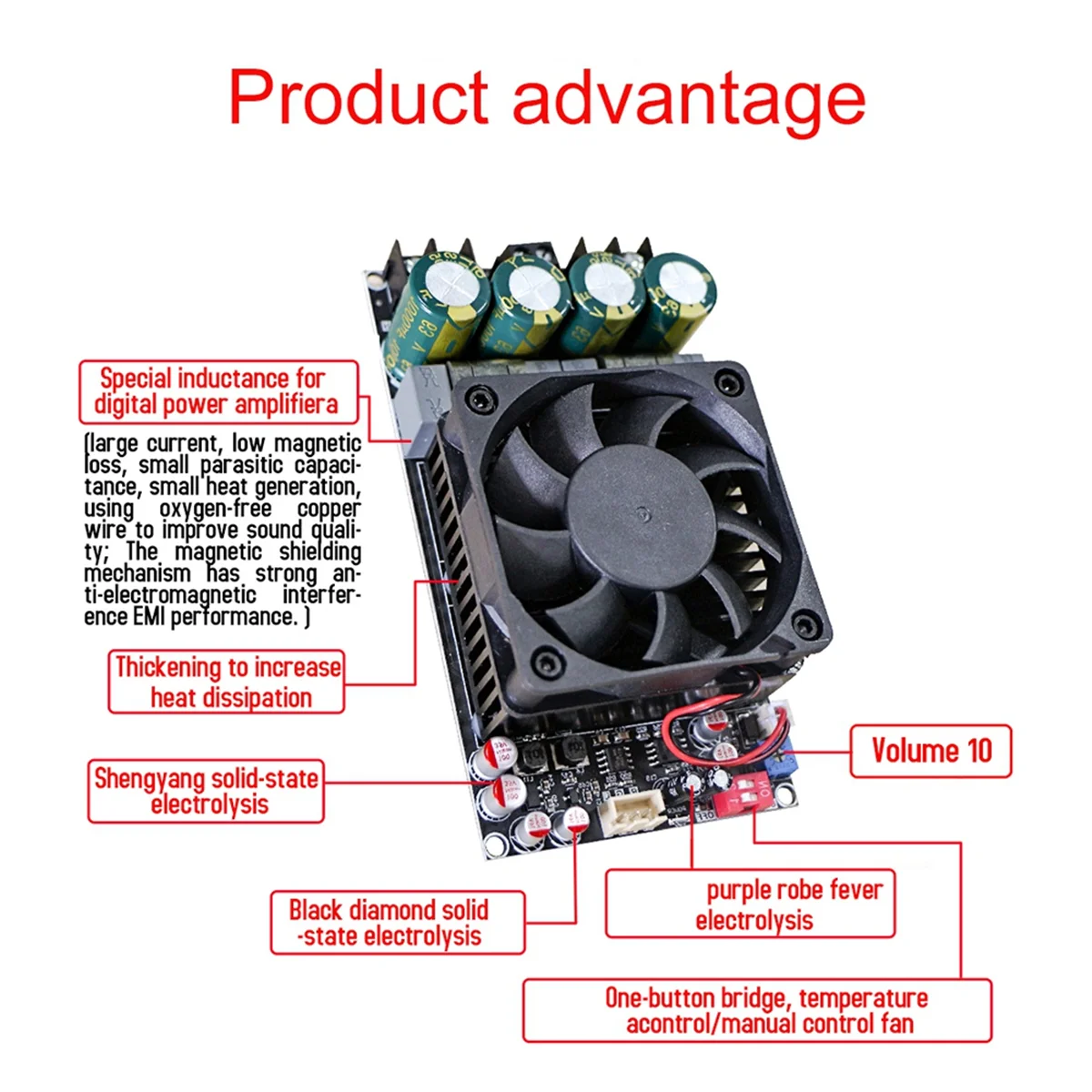 New Digital Amplifier Board ZK-3002 TPA3255 Pure Rear Level Digital Stereo 600W AMP Audio Music Power Amplifier Board&L47R