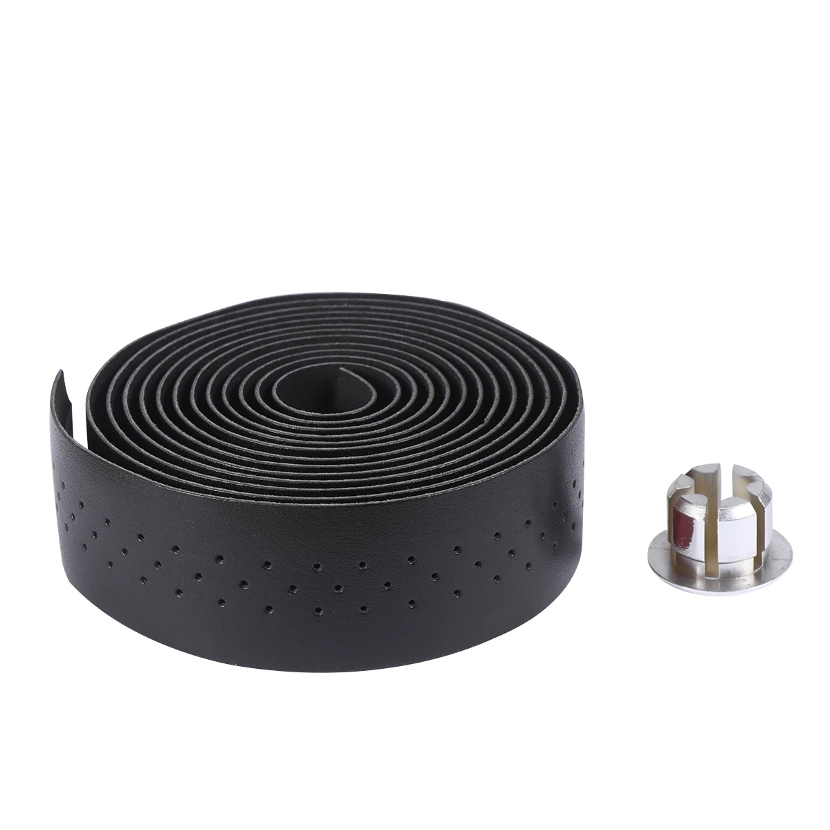 

Punched Bicycle Handlebar Tape Shock-absorbant Black Ultra-light Durable Vibration-absorbing Suitable for Mountain Bike Road