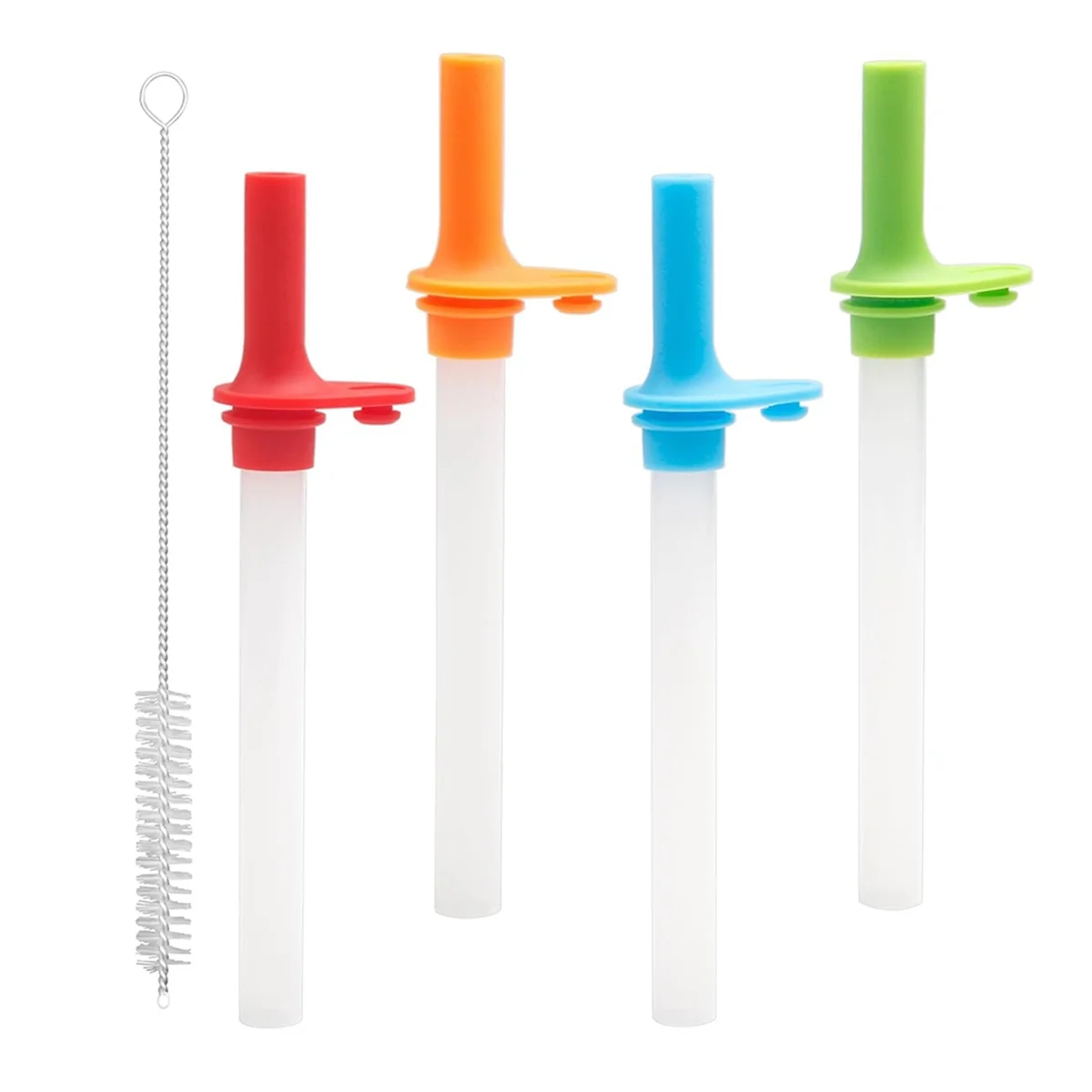 A24I Replacement Straws and Bite Valve for 15 Oz Water Bottle, Reusable Straws Cup Replacement Straws