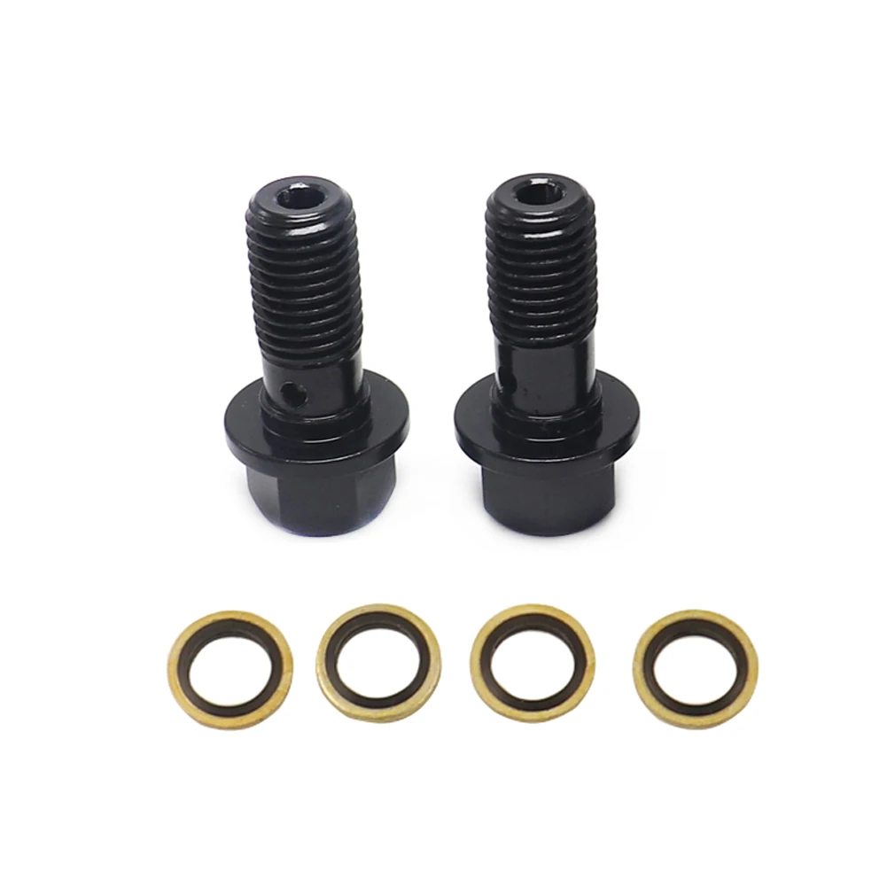 Hydraulic Clutch and Brake Oil Hose Fuel Hose Oil Cooler Refitting Aluminum M10 Bolts For Connector End