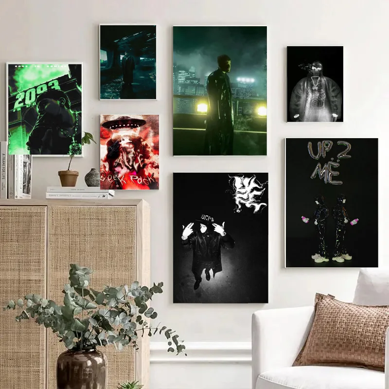 Music Album Cover Yeat Rapper 2093 Poster Rapper 2024 Poster Prints Canvas Painting Wall Art Picture Living Room Home Decor