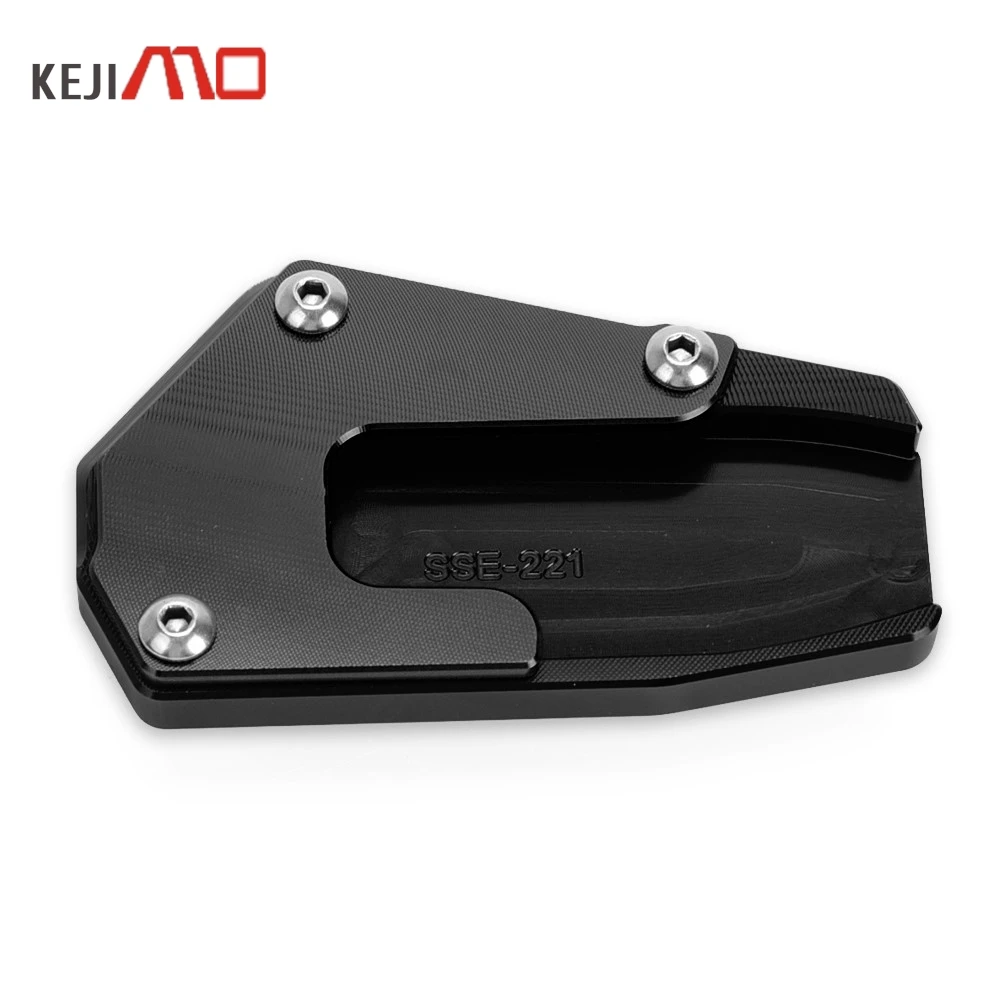 For SUZUKI BURGMAN 650 2013 2014 2015 2016 2017 2018 2019 - 2023 Kickstand Foot Side Stand Extension Enlarger Support Plate Pads