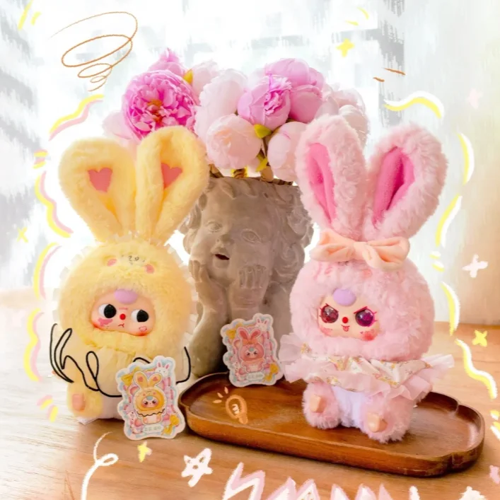 new Baby Three v2 Lily Rabbit Little Town Series Blind Box Action Figure Toy Kawaii Dolls Mystery Box Children Birthday Gift