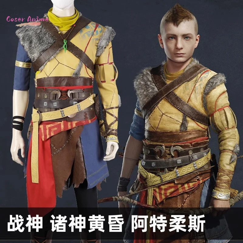 

Game God of War：Ragnarok Atreus Cosplay Costume Uniform Halloween Carnival Party Christmas Play Role Clothes Clothing