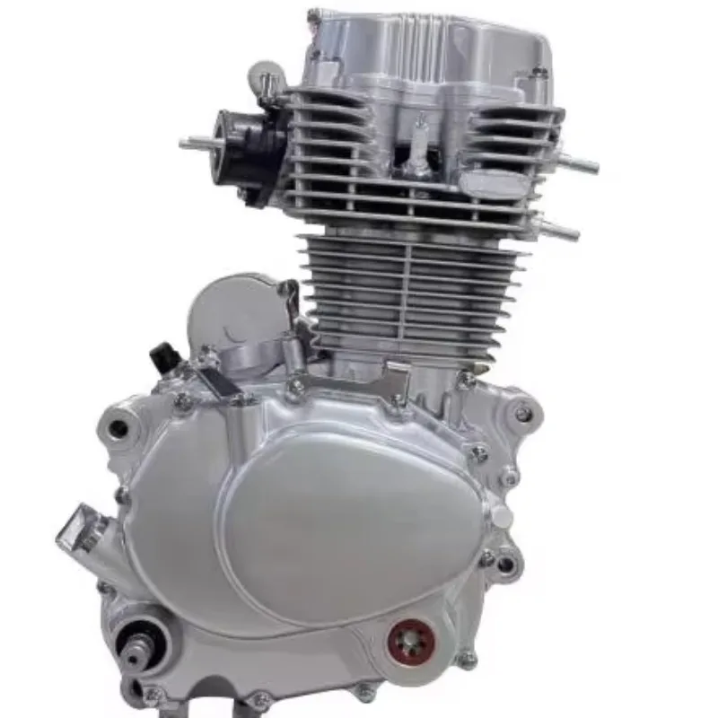 Single Cylinder 250cc Petrol Motorcycle Engine Streetbikes Four Stroke Manual Clutch Air Cooling Motorcycle Assembly