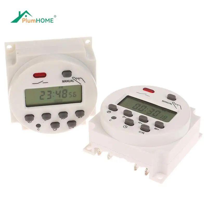 220V 110V 24V 12V CN101A Digital LCD Power Timer Programmable Time Switch Relay CN101 Timer Switch