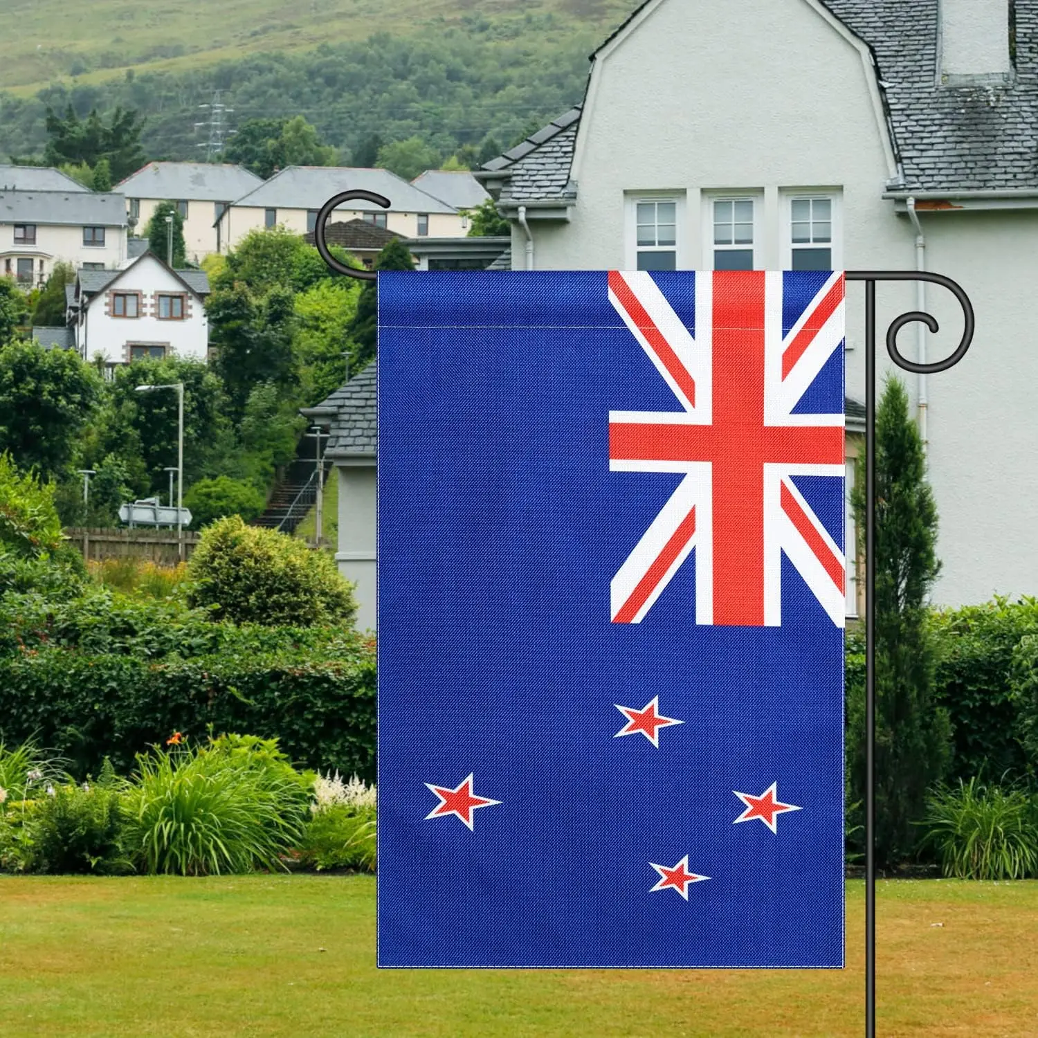 New Zealand New Zealander Garden Flag Indoor Outdoor Decoration Flags,For Yard Outside 12 x 18 Inches,Double-Sided,DIY Celeb zzo