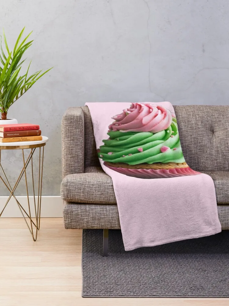 Cupcake for real Baking Lovers, sugar frosting, food Throw Blanket Bed Fashionable Blankets For Baby Blankets