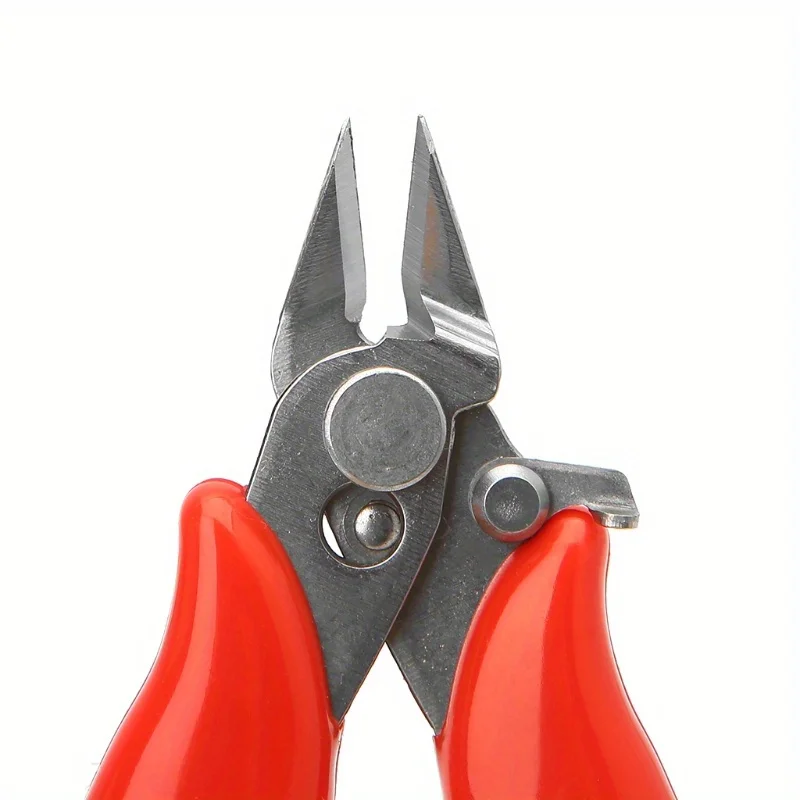 Diagonale Tang 3,5 Inch Mini Draadknipper Kleine Zachte Snijden Elektronische Tang Draden Isolerende Rubberen Handvat Model Handgereedschap