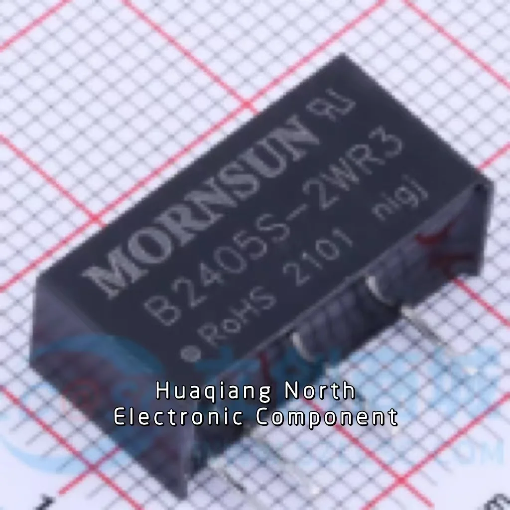 B2405S-2WR3 DC/DC Converter Continuous short-circuit protection No-load input current as low as 8mA High efficiency up to 86%