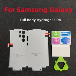 Full Body Hydrogel Film For Samsung Galaxy S20/S21/S22/S23/S24 Ultra HD Screen Protector For Galaxy Note20ultra Note10+ S10/S9+