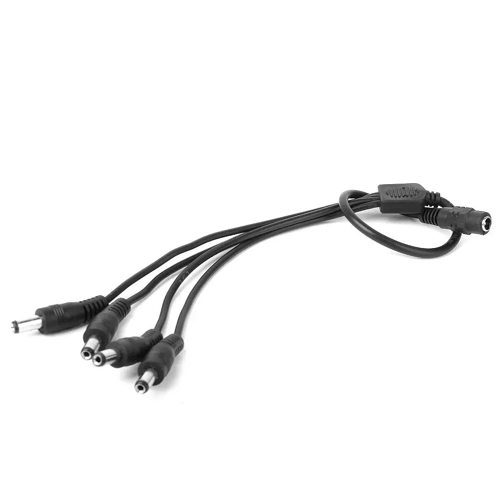 NEW Power Supply Adapter + 4 Split Power Cable for CCTV Security Camera DVR