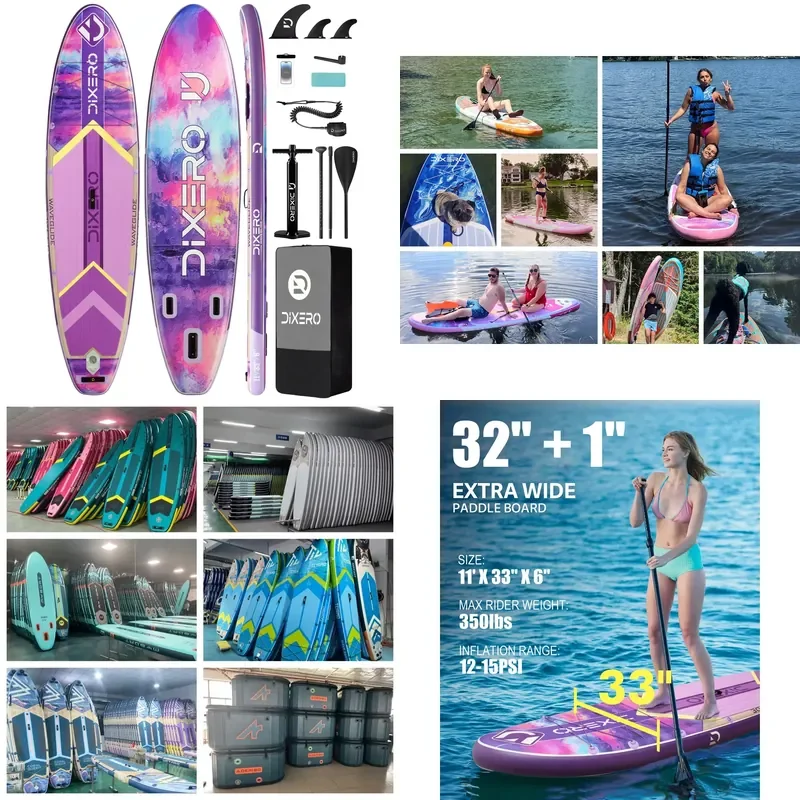 OEM High Quality Inflatable Customized SUP Stand up Paddle Board Factory Wholesale Soft Surfboard Inflatable Isup Paddleboard