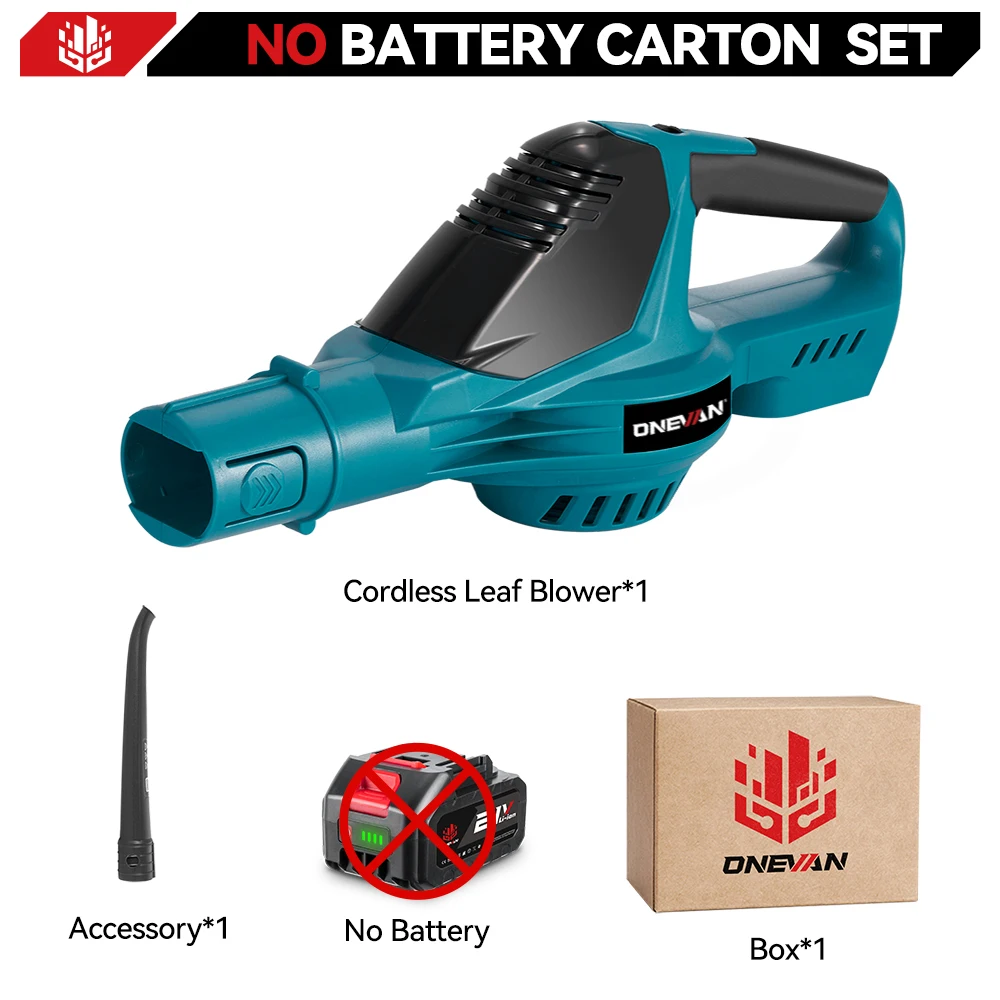 5500W borstelloze elektrische luchtblazer 46000 RPM draadloos efficiënt blad sneeuw stof blazen krachtig gereedschap voor Makita 18V batterijpin