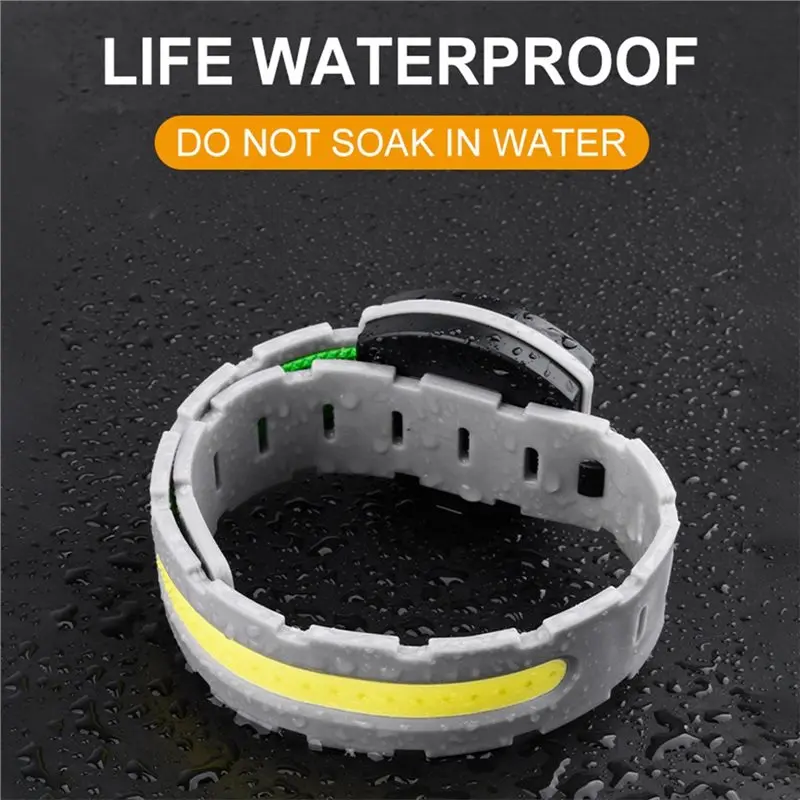 BAAE 2Pcs COB LED Rechargeable Armband Light For Night Running