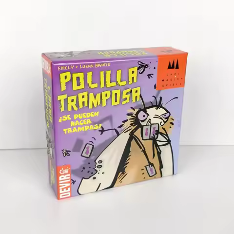 Three Magicians Polilla Party Game Tramposa Biss 20 Board Game Deck Cards Mogel Motte Polilla for Adults Children