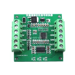 1PCS Dual Channel Receiver Signal Converter PWM to Voltage Servo 7-24V Power Supply for RC Crawler Motor Controller Accessories