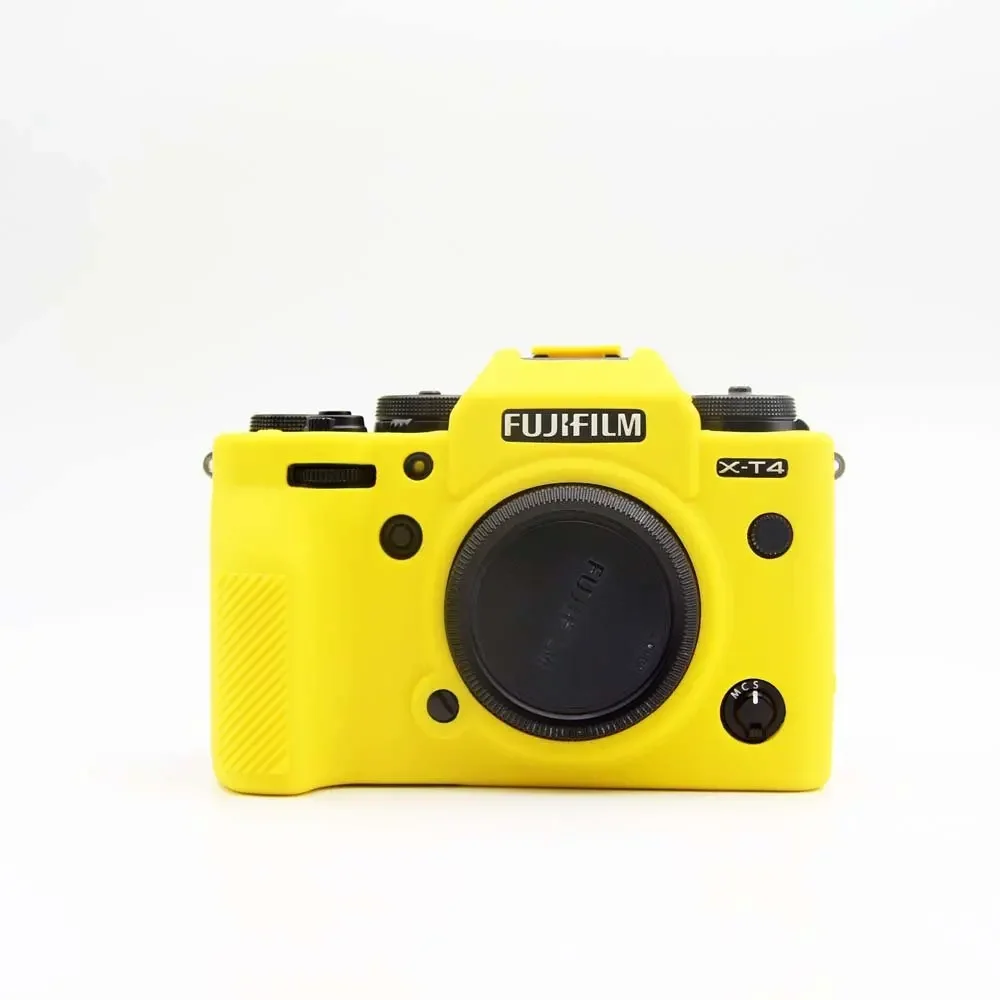 لينة المطاط سيليكون الجلد DSLR حقيبة كاميرا حالة غطاء الجسم حامي ل Fujifilm X-T4 X-T3 فوجي XT4 XT3
