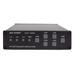 MAT-180H HF Automatic Tuner 120W Tuner, suitable for ICOM and Kenwood  Automatic Antenna Radio 1.8-54MHz Tuning Power 5-10W