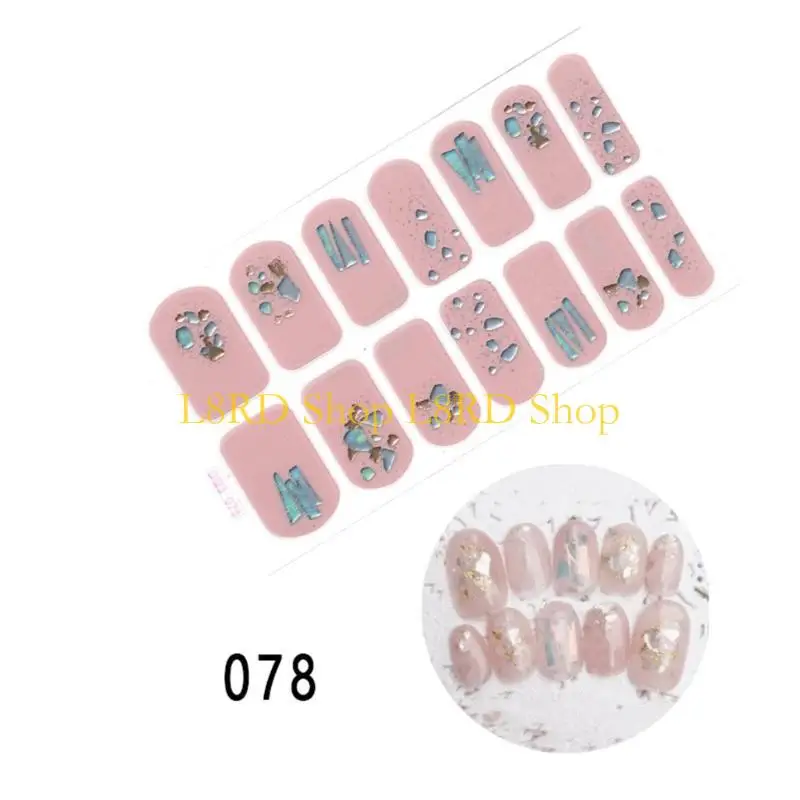 l8rdネイルストリップラップフレンチネイルステッカーマニキュアストリップのフルネイルラップスティック