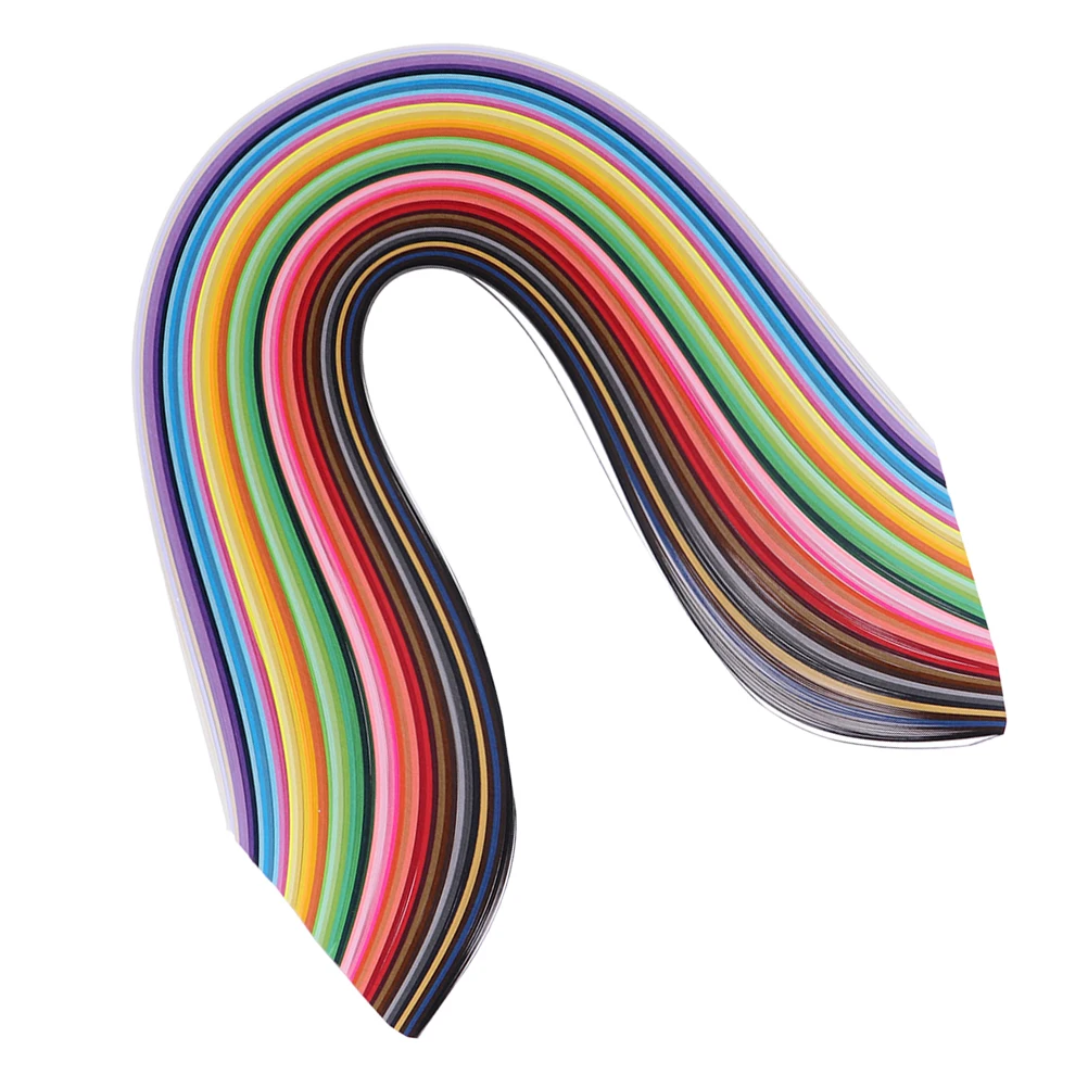 

1000Pcs Colorful Quilling Paper Strips 5Mm Width Paper Craft Supplies For Cards Scrapbooking Home Decoration