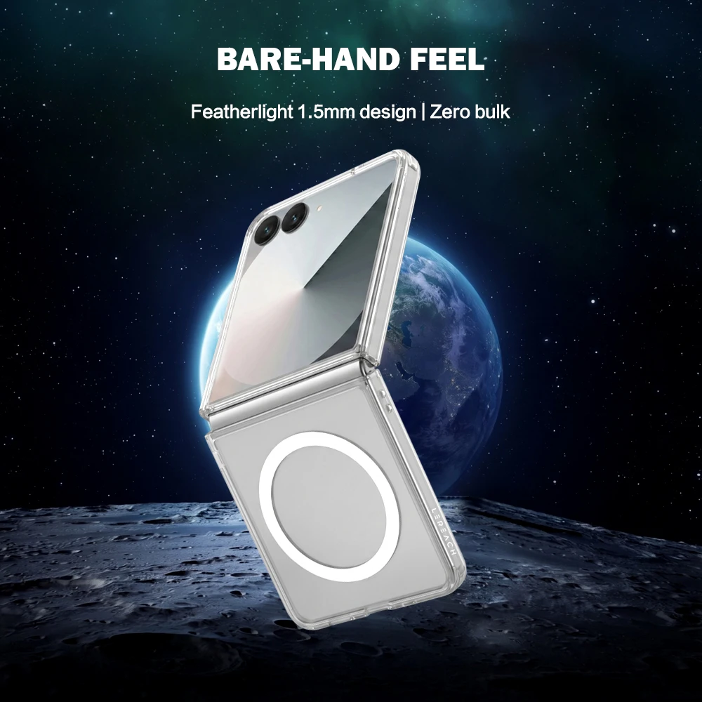 Für Samsung Galaxy Z Flip 8 Hülle Magnetische Hartabdeckung TPU+PC Klare Sturzsichere Handyhülle Für Samsung Galaxy Z Flip 8 – Detail 9