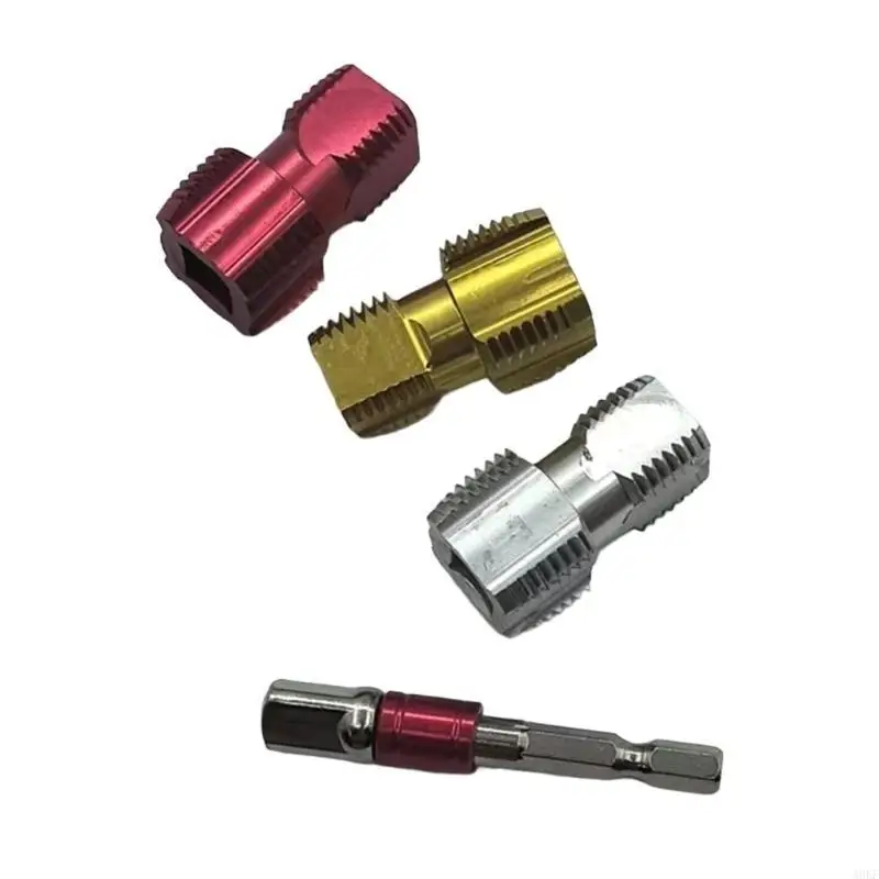 Electric Drill Compatible Double Head Pipe Threading Tool for 1/2" 3/4" Water Pipe Internal Thread Opener Hand Tools A0KF