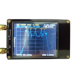 Vector NanoVNA-H Vector Network Antenna Analyzer 10KHz-1.5GHz MF HF VHF UHF with SD Card Slot Spectrum Tester 5V 120MA