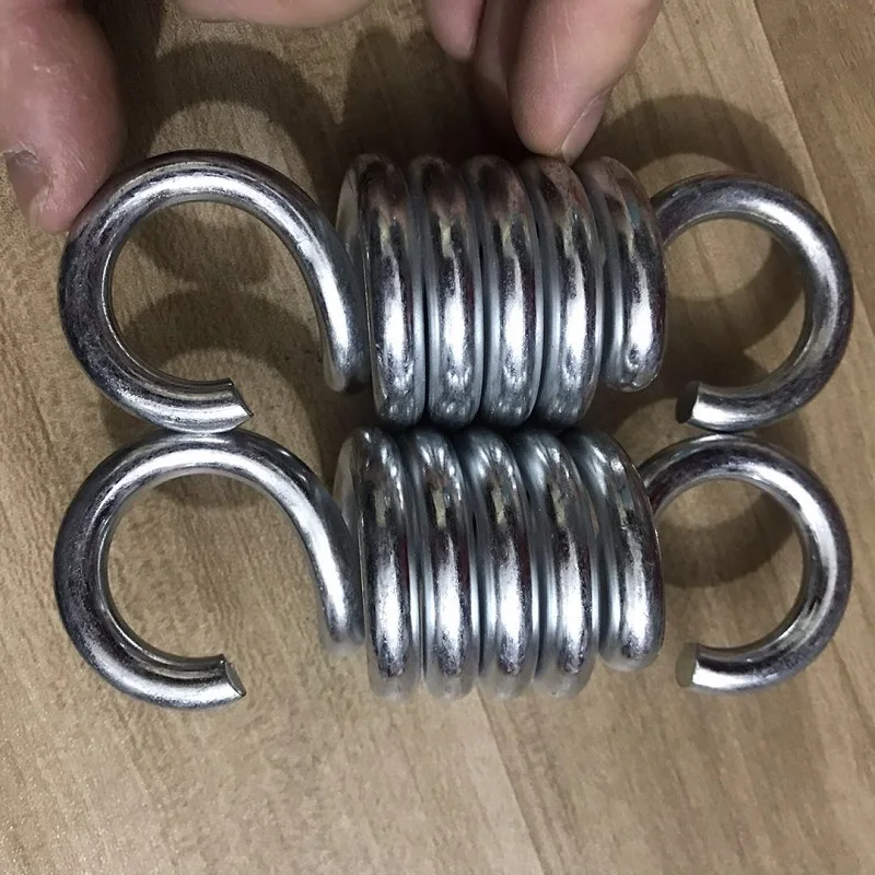 

Hanging chair spring, hanging basket spring, hanging basket tension spring,Spring steel galvanized wire diameter 7.0mm