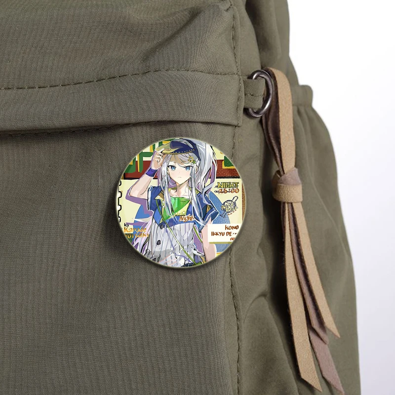 32/44/58mm Project SEKAI Anime Yoisaki Kanade Round Brooch Tinplate Badge for Clothes Backpack Jewelry Accessorie Hat Gifts