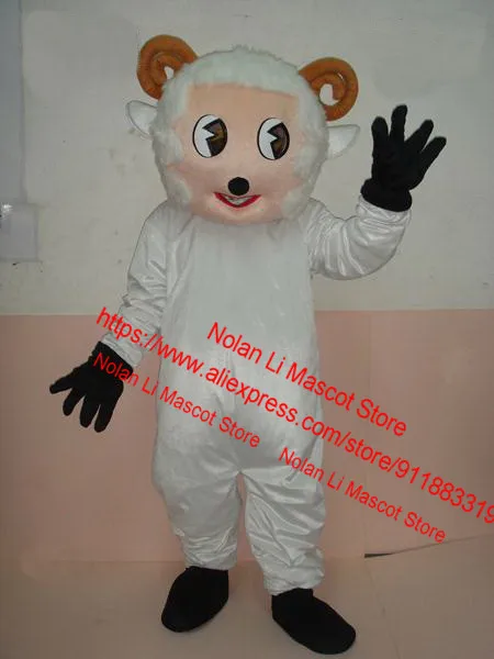 High Quality EVA Material Sheep Mascot Costume Cartoon Suit Cosplay Masquerade Birthday Party Adult Game Holiday Gift 807