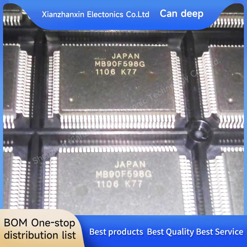 1pcs/lot  MB90F598GPFR-GE1  MB90F598G QFP100 Microcontroller chips in stock