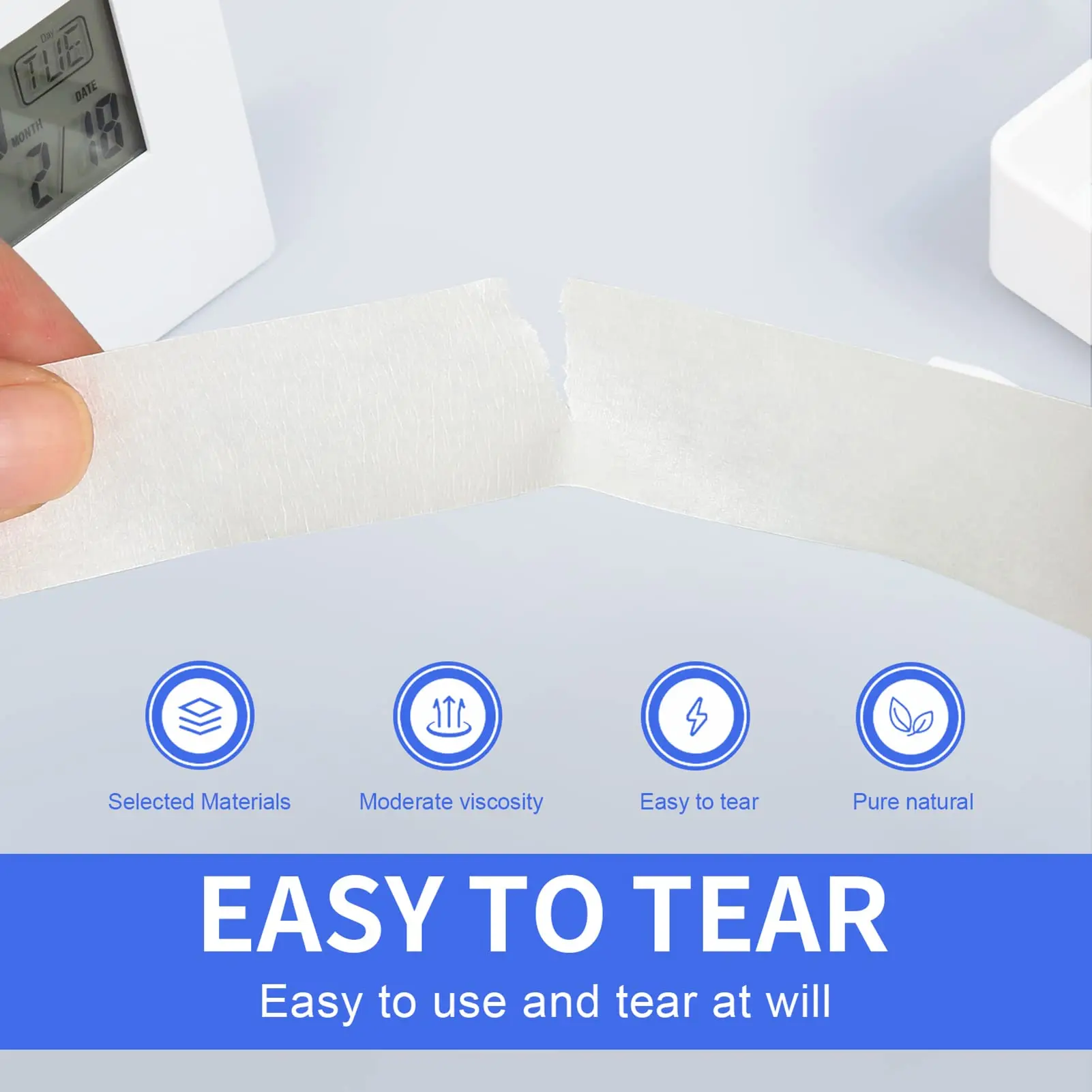 Taśma maskująca 1 rolka Taśma maskująca uniwersalna, hurtowa do malowania, etykietowania, sztuki, biura, domu, rękodzieła