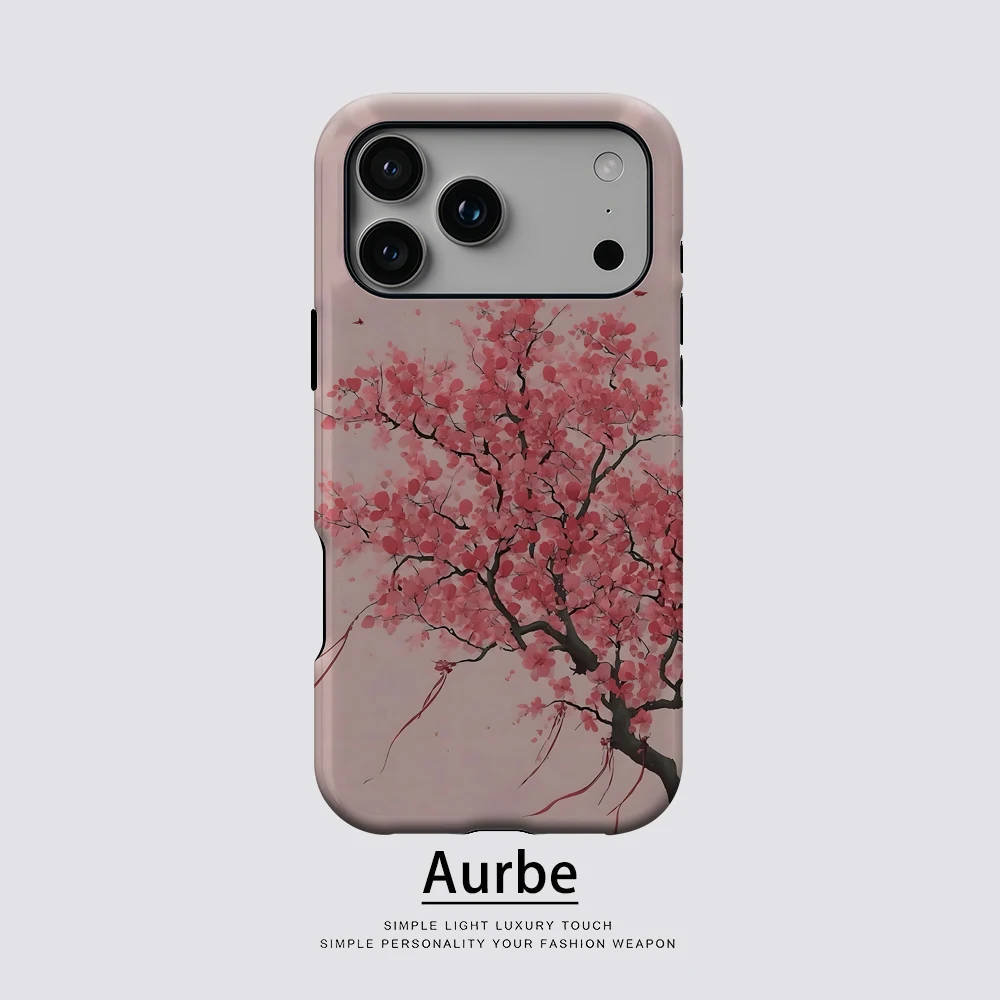 Cherry Blossom Wish Tree for Magnetic Phone Case for IPhone 17 16 15 14 13 Pro Max Plus Single Double-layer Tough Case