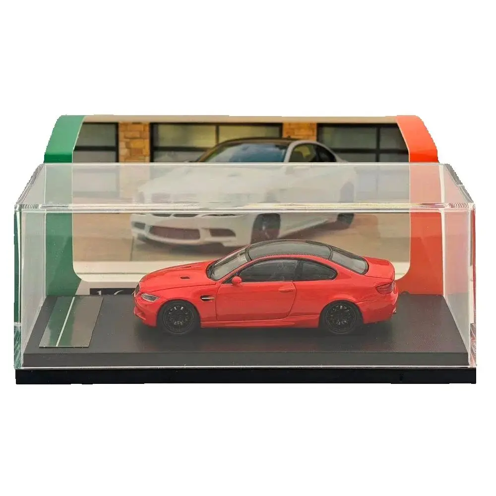 

Изысканная модель масштаба 1/64 M3 E92 COUPE, красная литая под давлением модель автомобиля, ограниченная коллекция, рождественские подарки