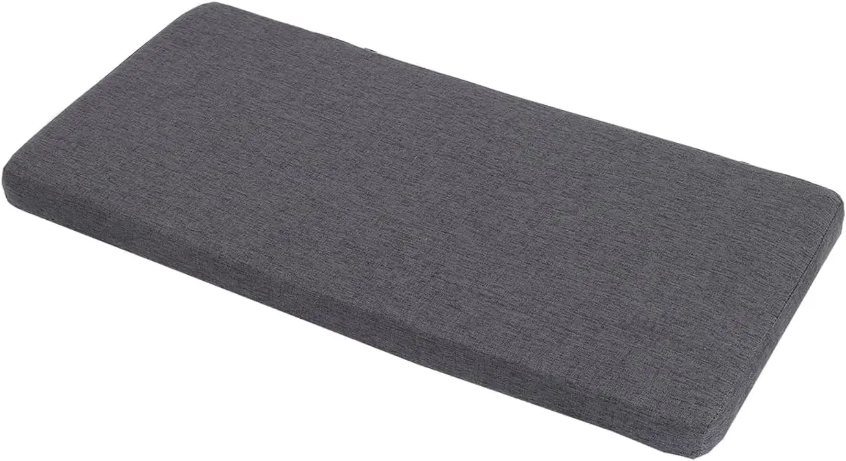 

60x16 inch Dining Bench Cushion for Indoor Furniture Non-Slip Rectangle Window Seat Cushions, Gray