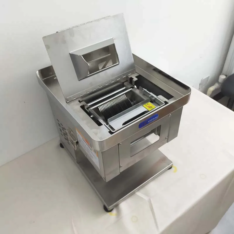 

Table Type Fully Automatic Meat Slicer Automatic Shredded Meat Cutting Machine Hotel Restaurant Kitchen Meat Slice