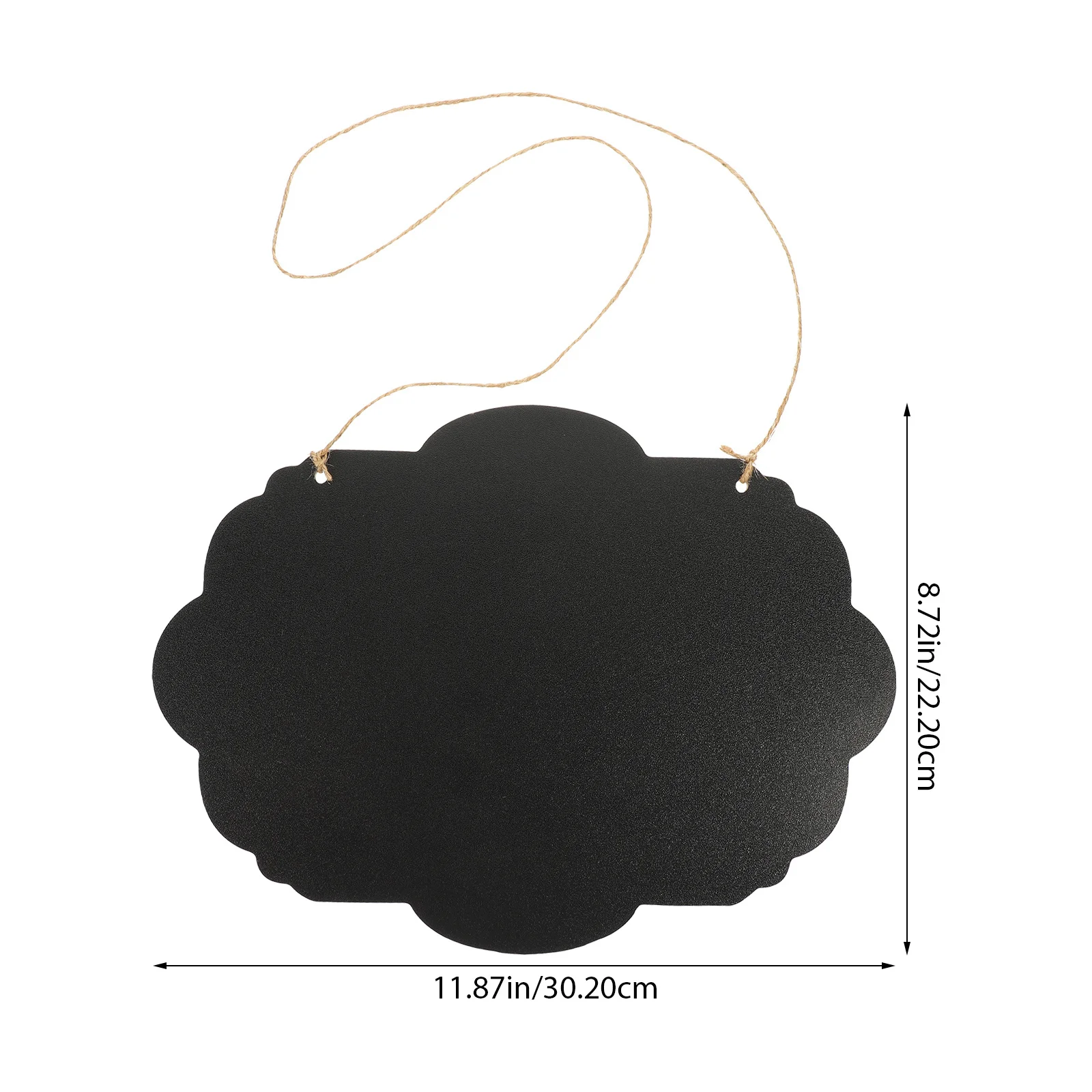 Small Double Sided Memo Board Wall Hanging Chalkboard Sign Door Message Board Hanging Blackboard for Home Store Cafe