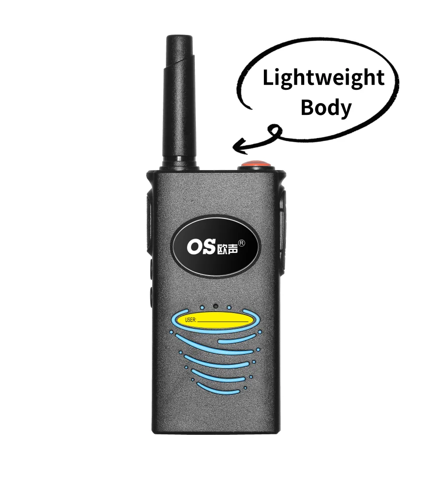 Small and Sleek USB Charger Radio OS-S3 Free-license 2w UHF VOX PMR 446MHz Walkie Talkie